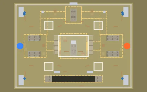 Overhead plan of Deep Six