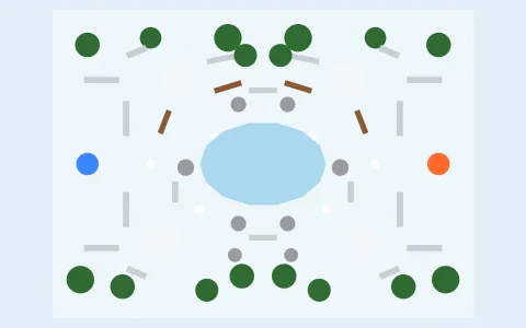 Overhead plan of Frostbite