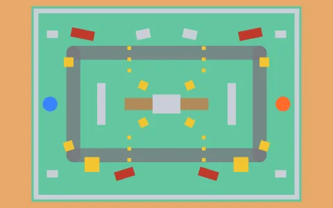 Overhead plan of Recess