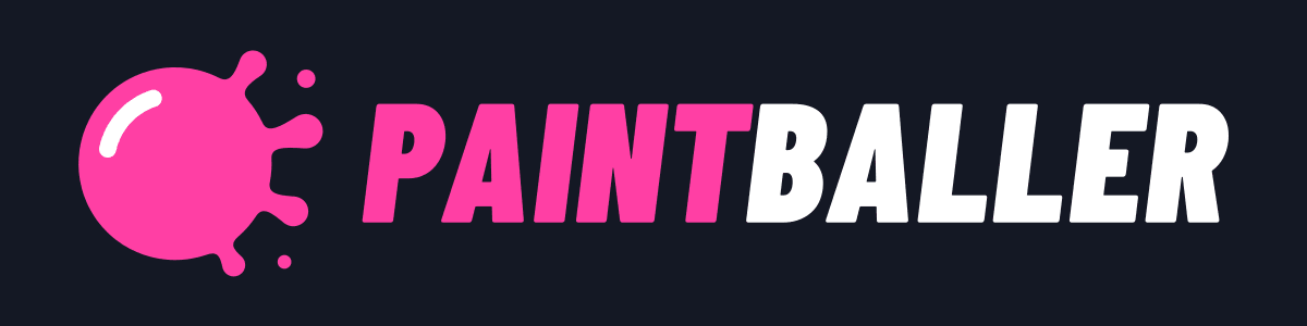Paintballer logo on dark